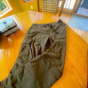 REI hiking pants with zip off legs